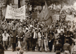 Demo 1968 in Hamburg.
